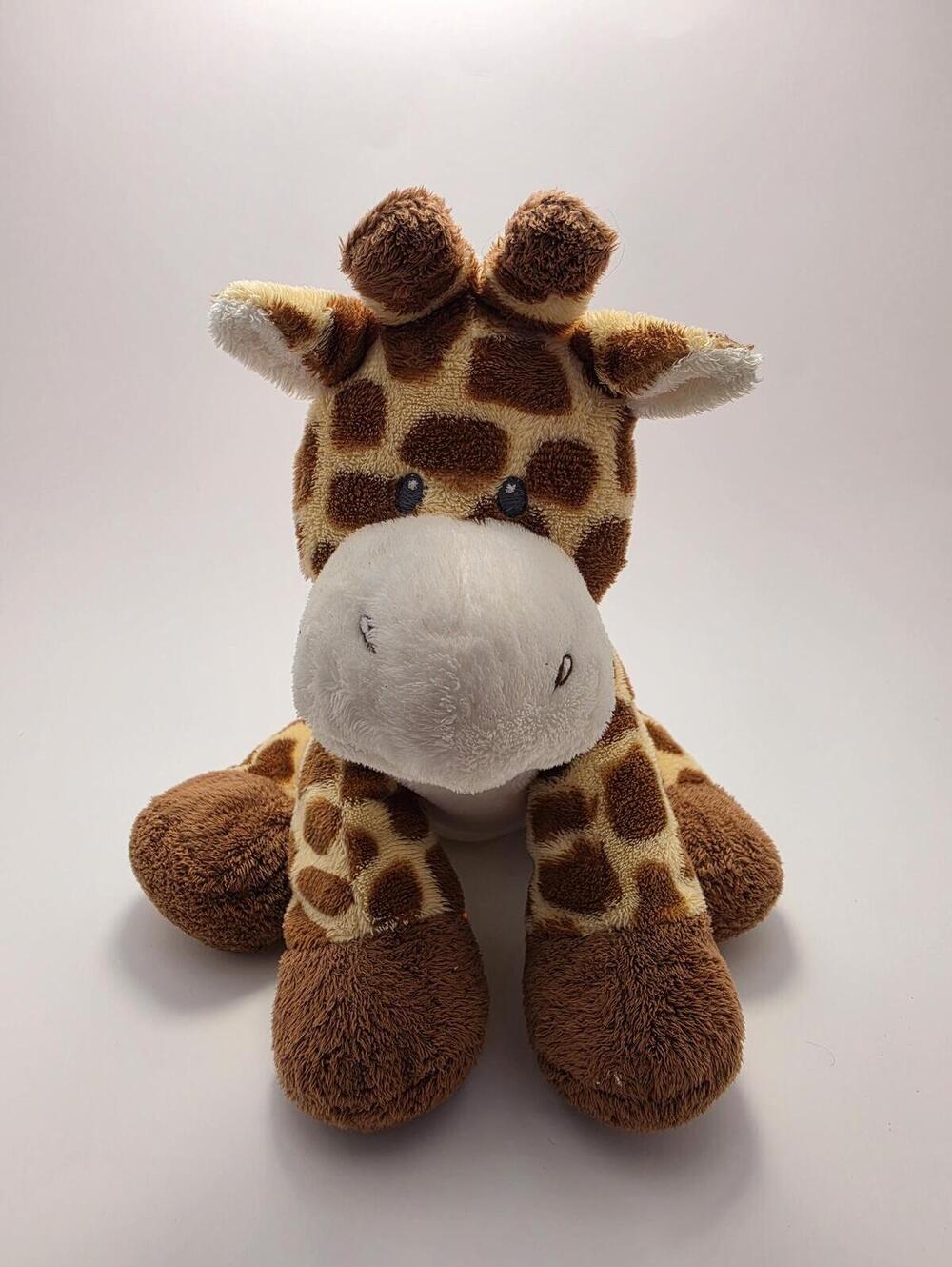 Ty Pluffies Collection “Tiptop” the Giraffe - No Hang Tag (10 inch) Sewn Eyes